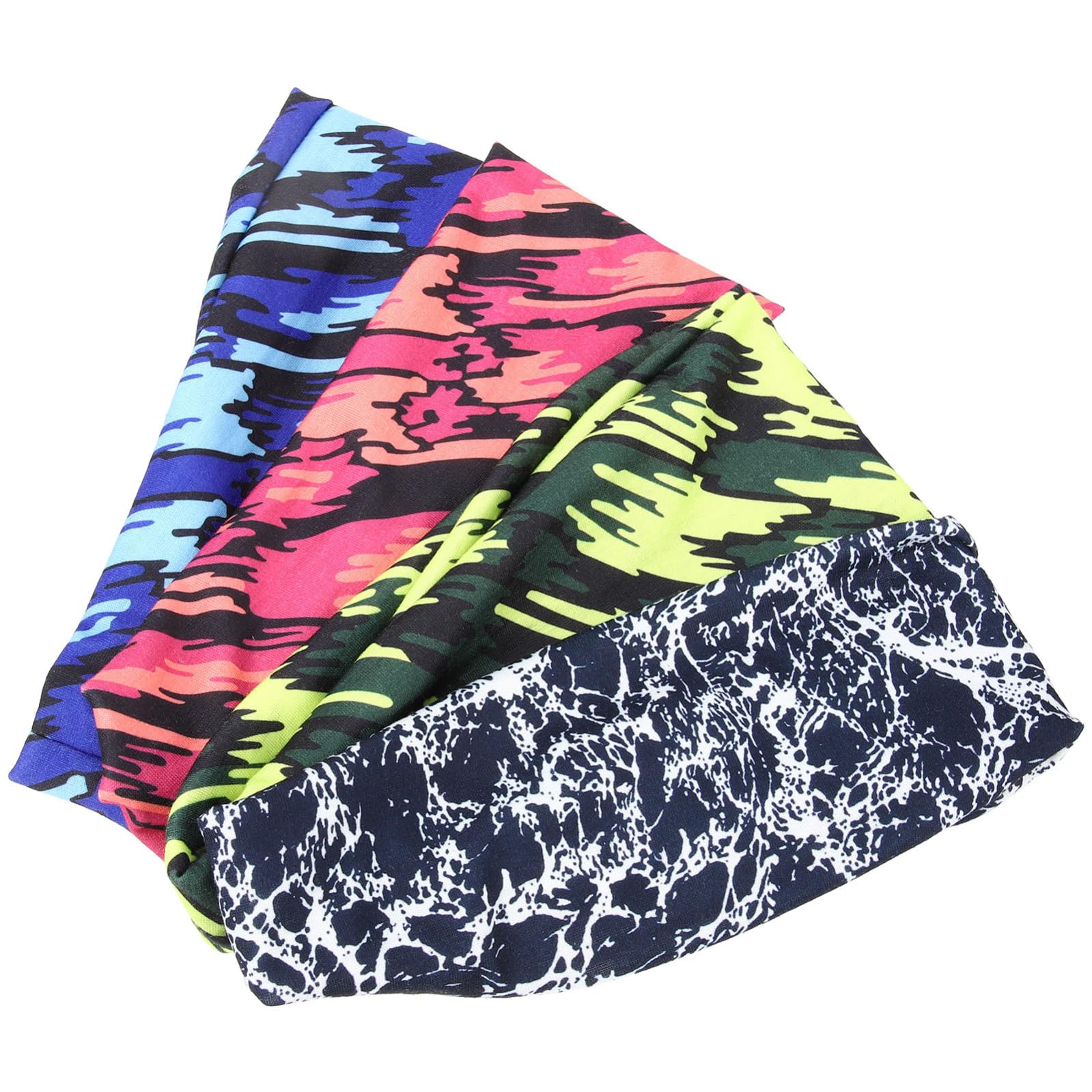 Toddmomy Bandana Sportiva Per Il Sudore Fascia Impacco Per La Testa Del Sudore Banda Per Fasce Per Yoga Sportive Fasce Atletiche Fibra Di Poliestere