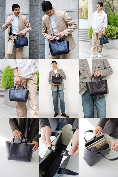 Amazon | [ペッレ モルビダ] トートバッグ ネイビー PM