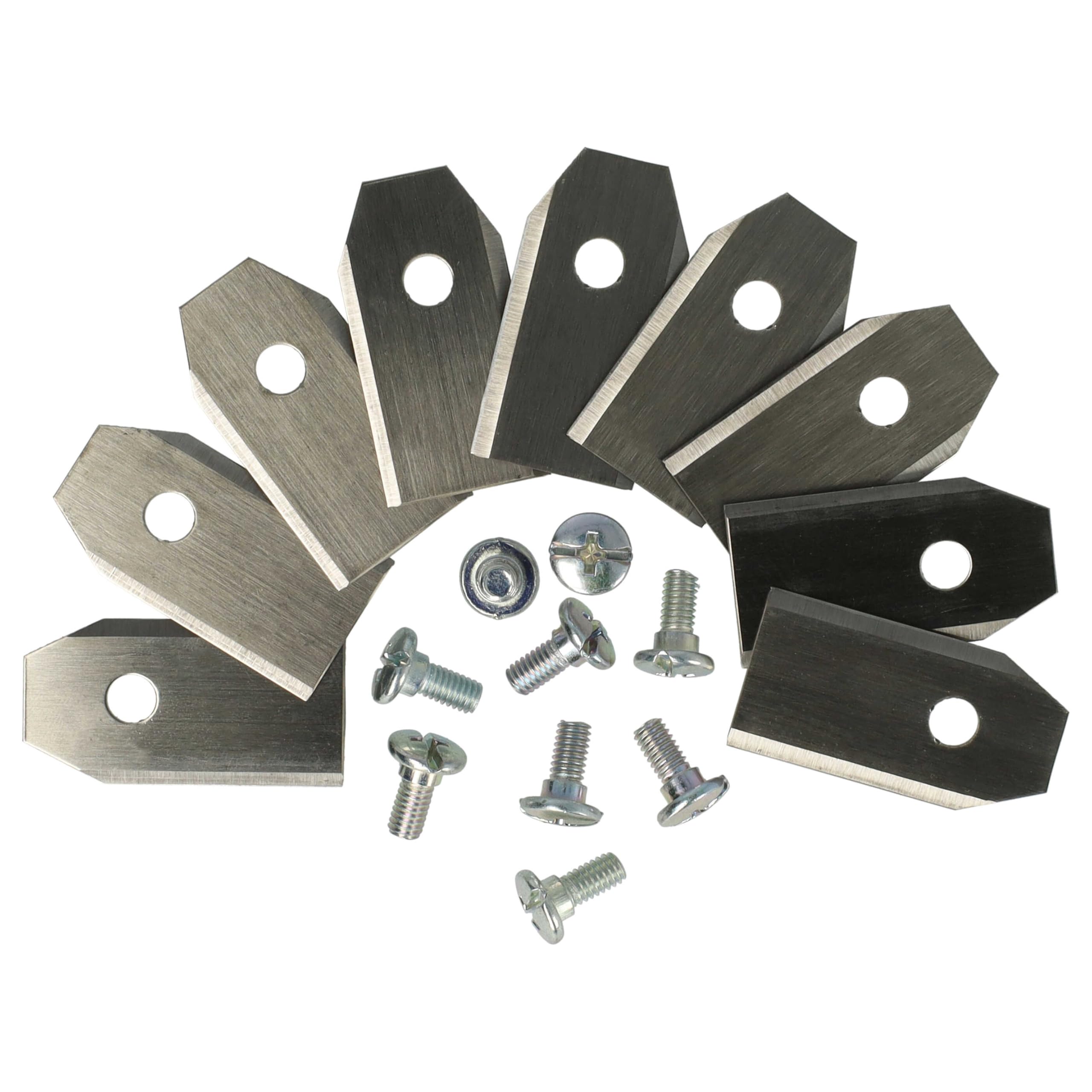 15 Lame Di Ricambio Per Robot Tagliaerba Lawnmaster VBRM16 - Taglienti Argento - Foto 10