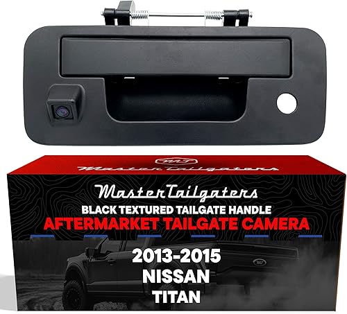 Miniatura 10 de Master Tailgaters Mango negro para portón trasero con cámara de respaldo de repuesto para Nissan Armada (2004-2015)  IP68 impermeable  Líneas de