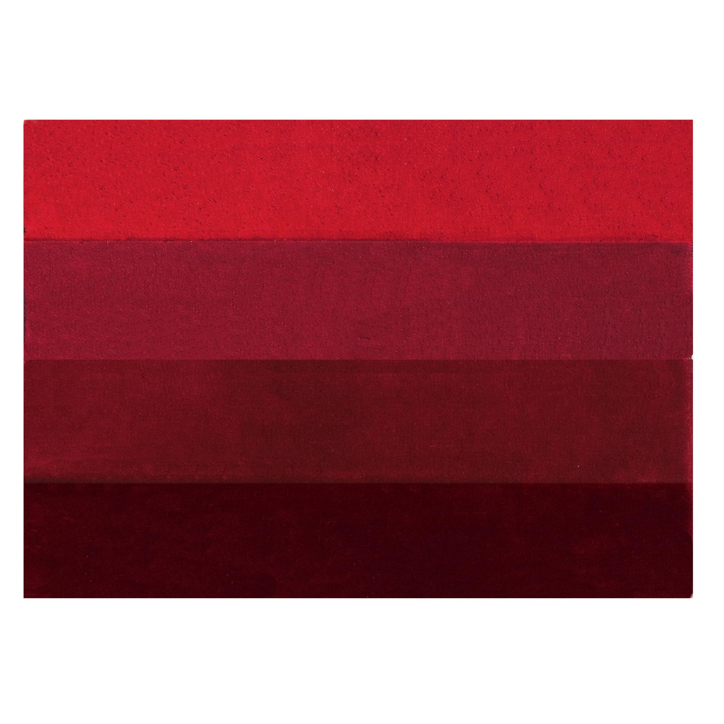 Spirella Badteppich Badematte Badvorleger Duschvorleger Mikrofaser Hochflor flauschig 60x90 cm – Rot