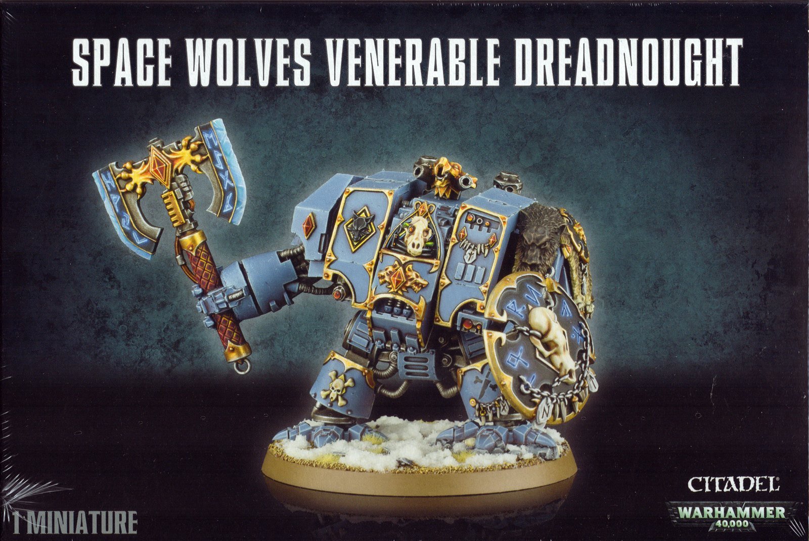 Warhammer Games Workshop 99120101218 Space Wolves Venerable Dreadnought Plastic Kit
