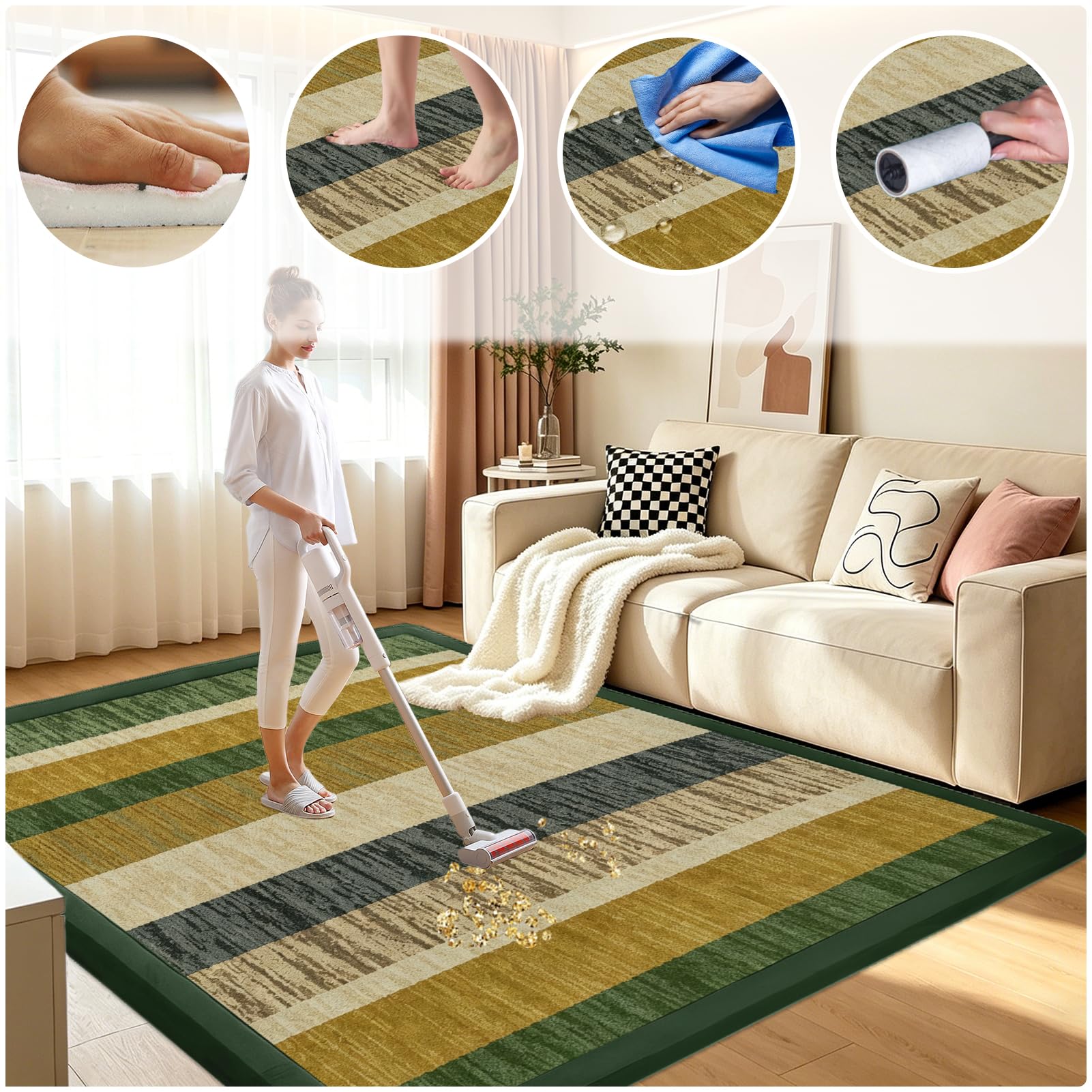 Tapis d'éveil et de Jeux Epais de 2cm 150 x 200 cm