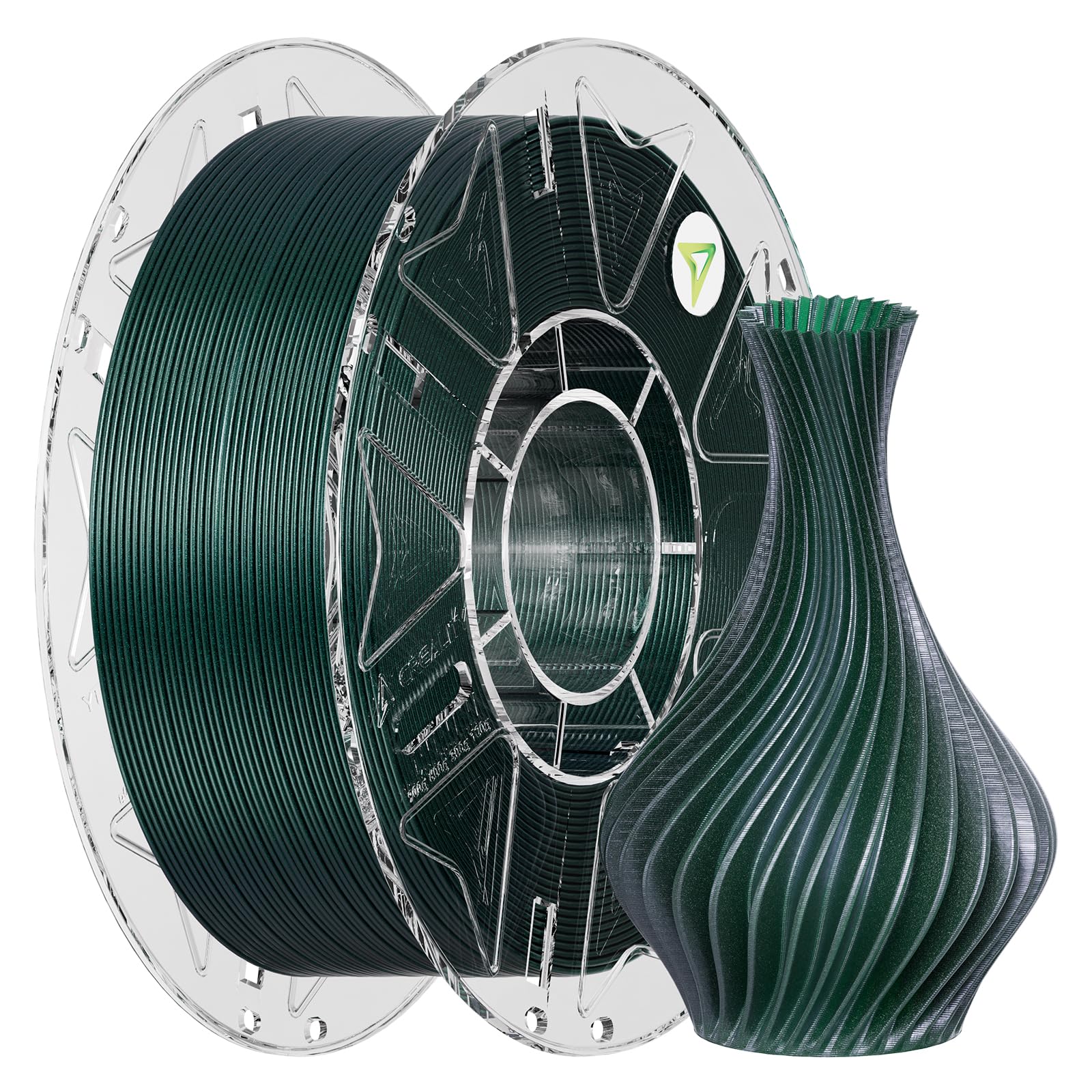Creality Galaxy PLA RFID Filament 1KG, Stardust Green, 1-Pack