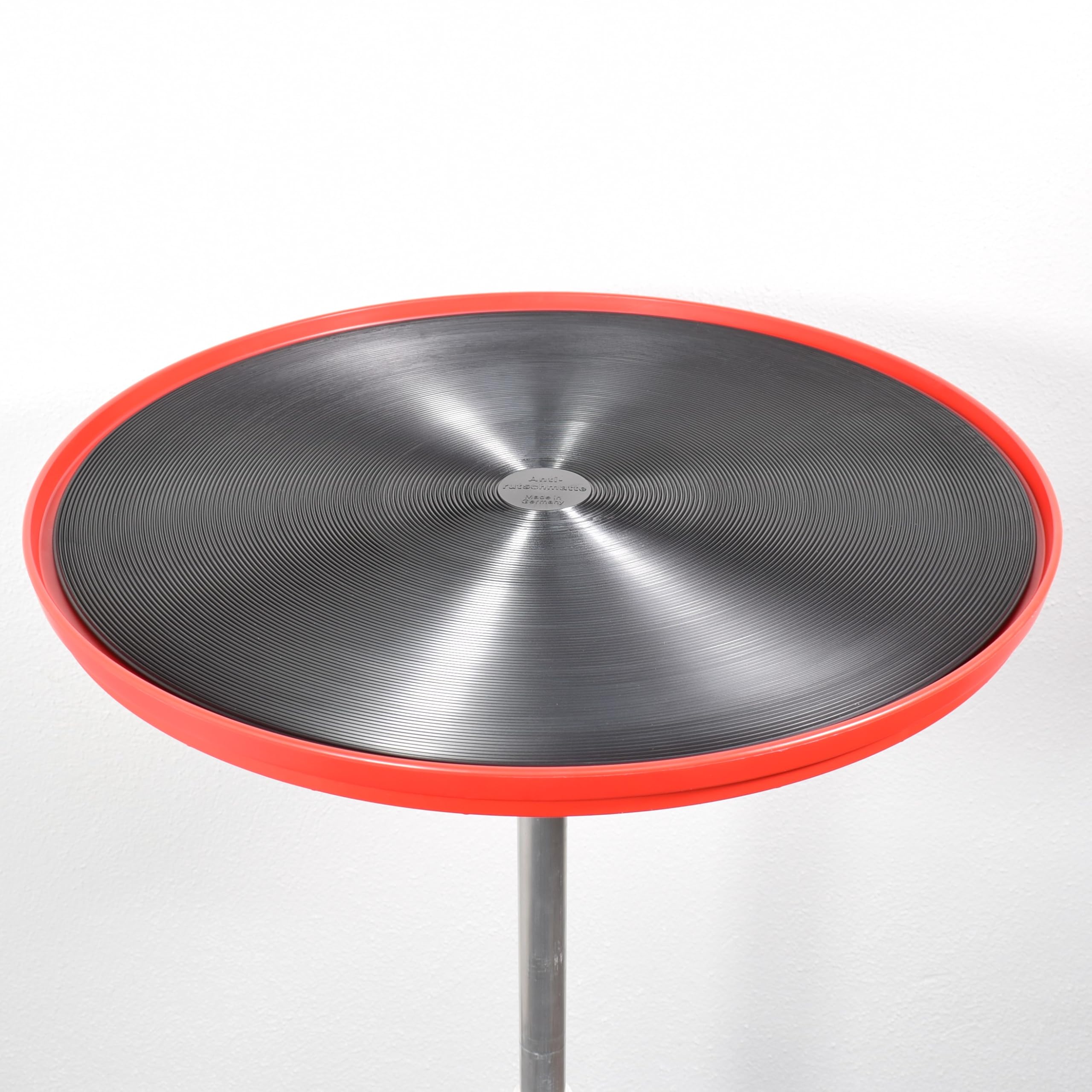 Aufstecktisch für Getriebeheber, Arbeitsfläche aus Kunststoff mit Antirutscheinlage, Öl- und Kraftstoffresistent, 30 kg Maximalbelastung, Made in Germany (Rot)