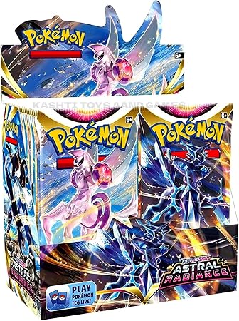 KASHTI TOYS AND GAMES POKEMOON B Star Playing Card Sword & Shield Astral Radiance Booster Packs Display Box for Kids,Adults (Sword & Shield Astral Radiance Booster Box)