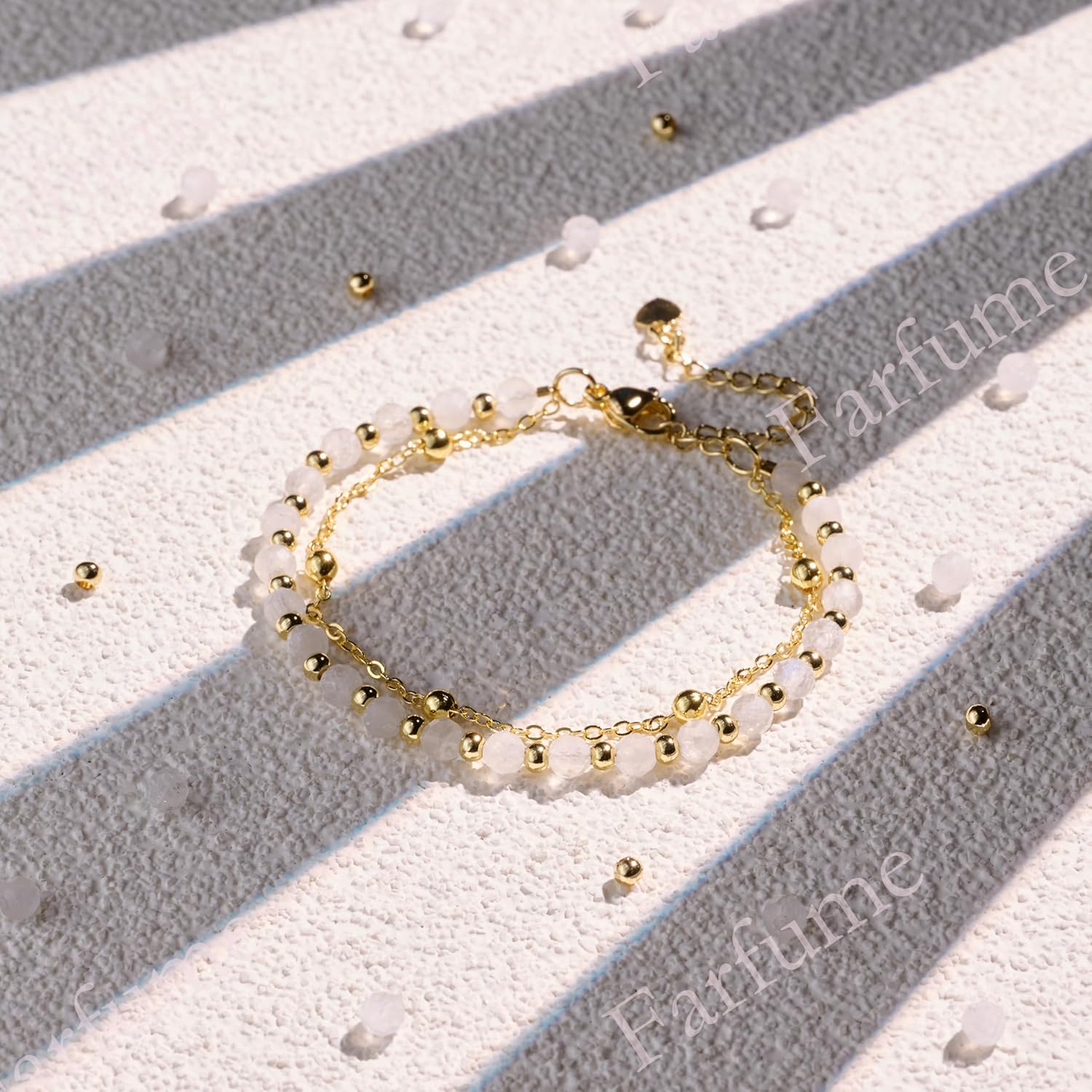 Farfume Crystal Bracelet Beaded Bracelets 4mm Natural Stone Beads Gemstone Handmade Jewelry Valentine's Day Gifts - Image 4