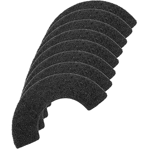 Nispira Activated Charcoal Litter Box Filters for Litter-Robot 4 Self Cleaning I Pet Safe, Non-Toxic, Free of VOCs, Odor Filter, 8 Pack