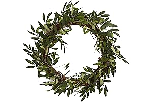 Nearly Natural Artificial Olive Wreath