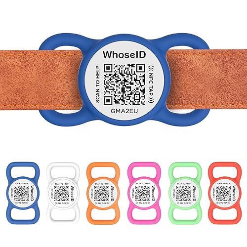 WhoseID QR Code Dog Tag with NFC, Personalized Pet ID