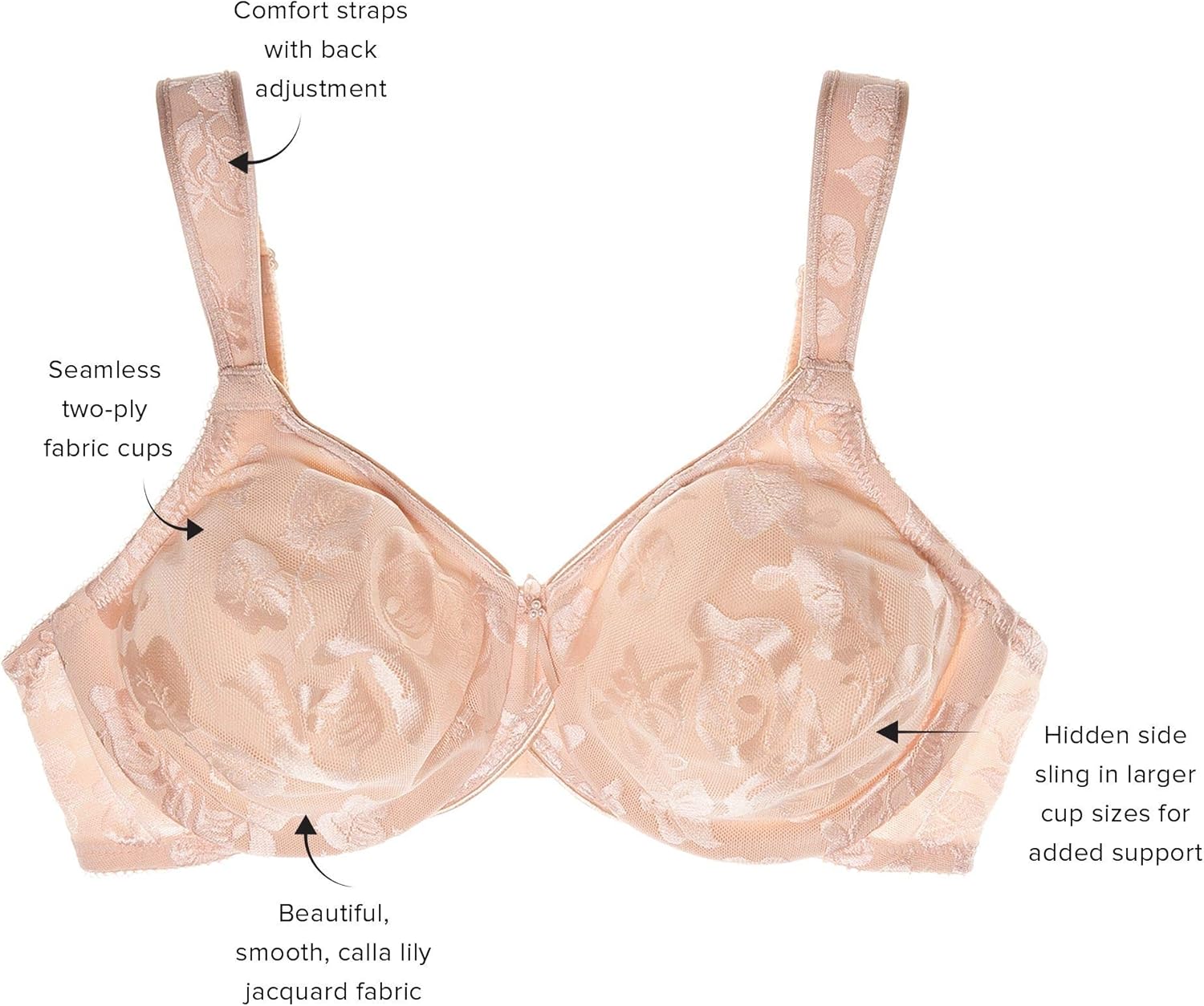 Wacoal Women's Awareness Full Figure Underwire Bra at  Women’s Clothing store