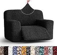 Vista 16 de PAULATO BY GA.I.CO. Funda para sillón reclinable, funda para silla reclinable, funda de tela de poliéster suave, protector de muebles elástico