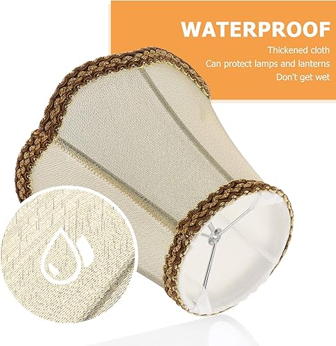 Miniatura 4 de Lámpara de araña para lámpara de mesa, pantalla de tela, clip en pantallas de luz, cubierta de lámpara, pantalla de tambor, cubierta de bombilla de