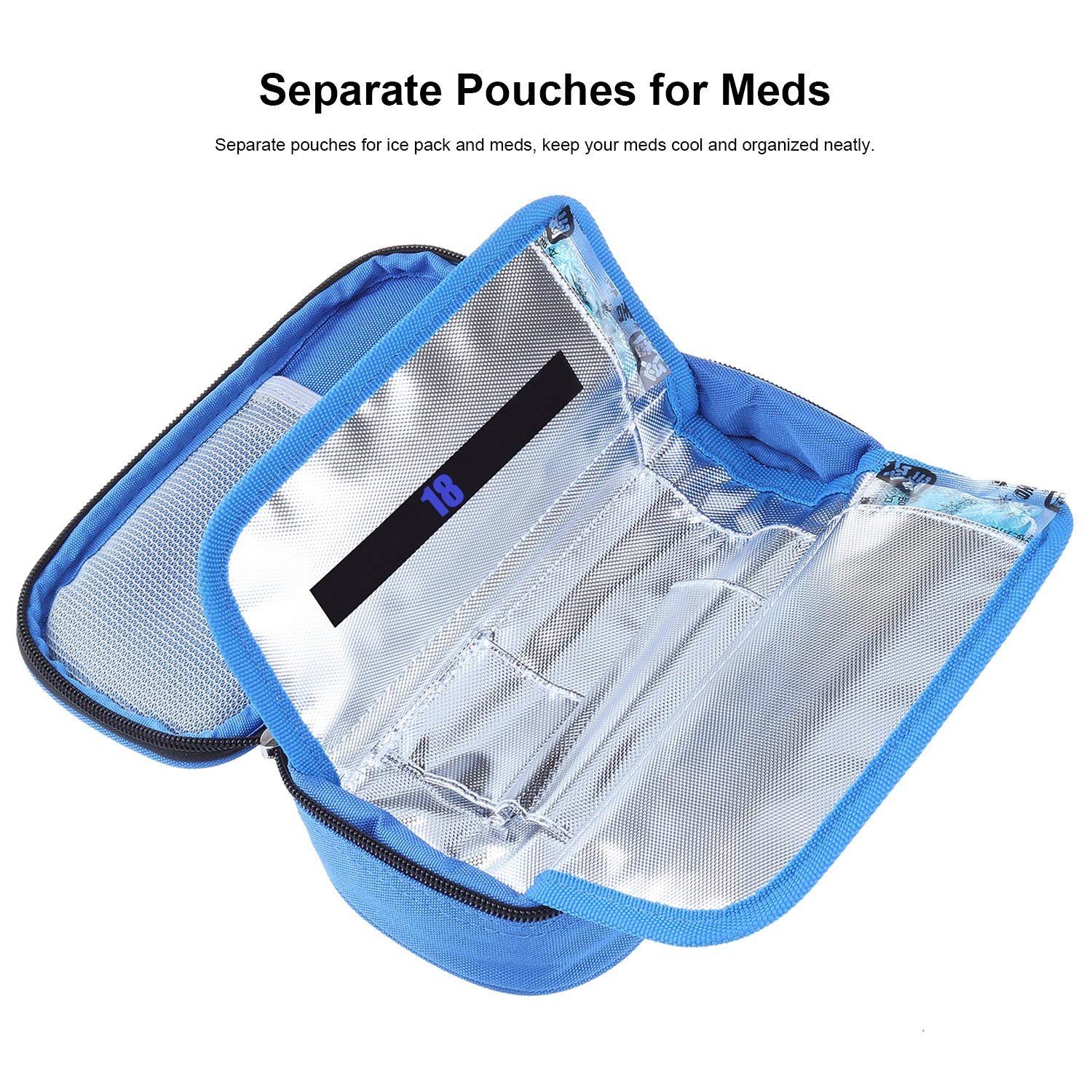 Insulin Cooler Travel Case,Medication Diabetic Insulated Organizer
