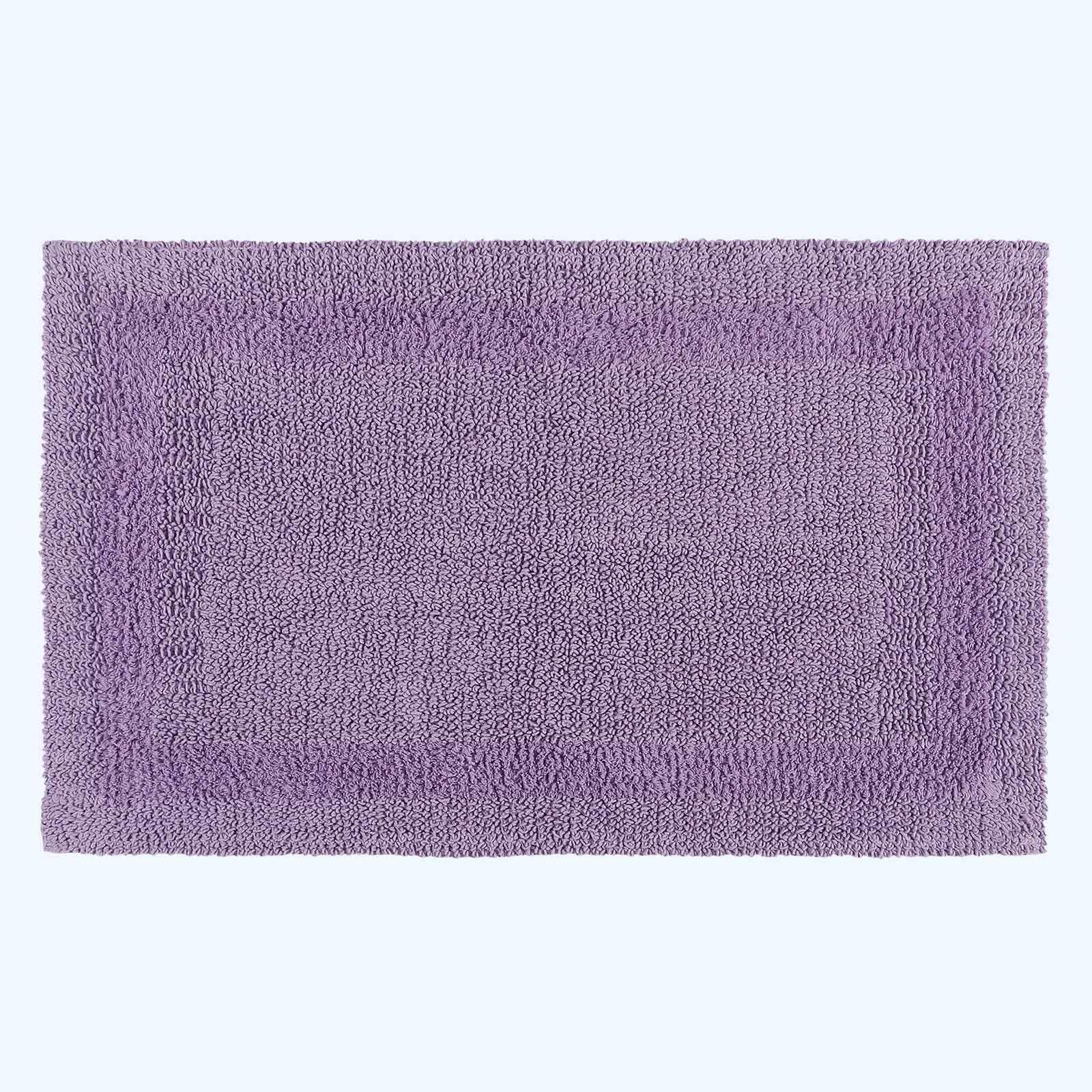 HOMESCAPES Toilet Mat, Luxury 1600gsm Extra Soft 100% Cotton, Reversible Bathroom Mats Non-Slip, Washable, Super Absorbent, Quick-Dry, Raspberry Pink Pedestal Rug for Toilet, 50 x 55 cm — view 93