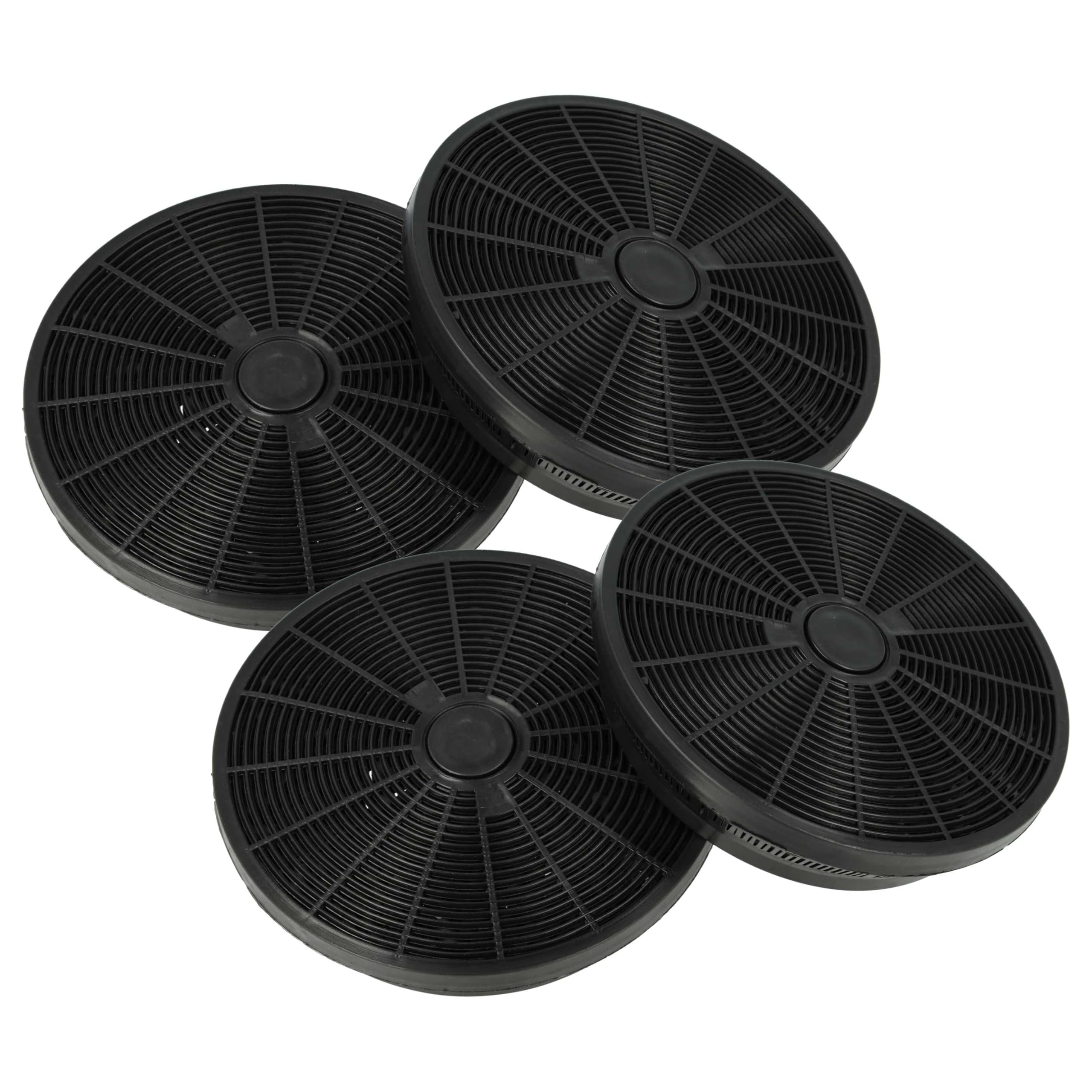vhbw 4x Activated Carbon Filter compatible with Leisure H 101 PK Extractor Hood