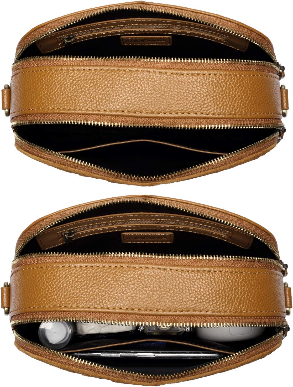 Leather Handbags and Purses for Women, Small Crossbody Bags for Women, Medium Crossbody Bag with Tassel Accent