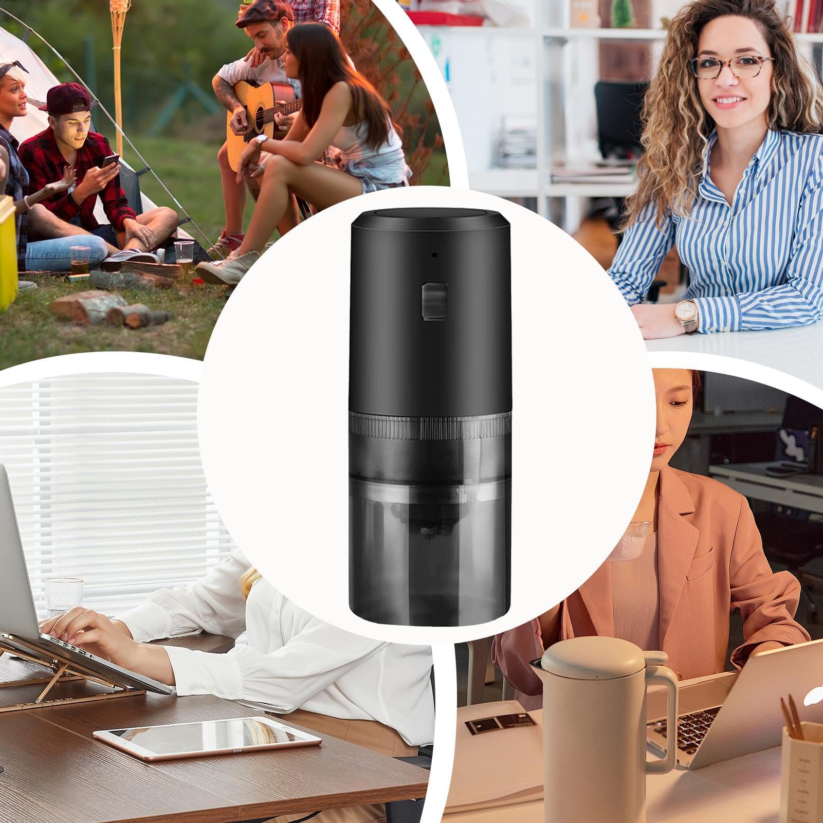 Macinacaffè Elettrico Portatile - Macina Chicchi Automatico Con Regolazione Granulometria - Foto 12