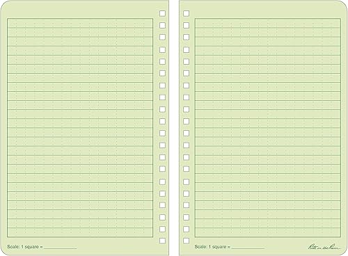Miniatura 2 de Rite In The Rain Cuaderno de espiral lateral resistente a la intemperie, 4.625" x 7", cubierta verde, patrón universal (No. 973), 7 x 4.875 x 0.375