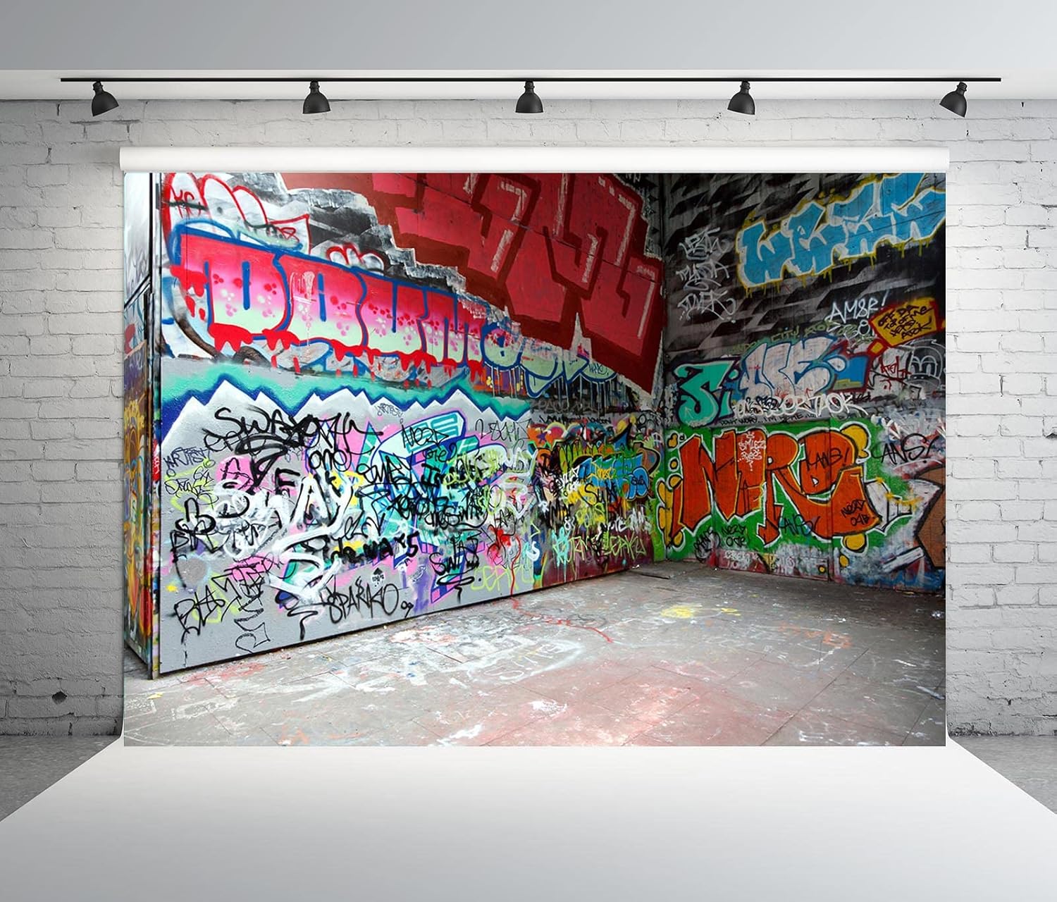 BELECO 10x6.6フィート ファブリック アーバン ストリート