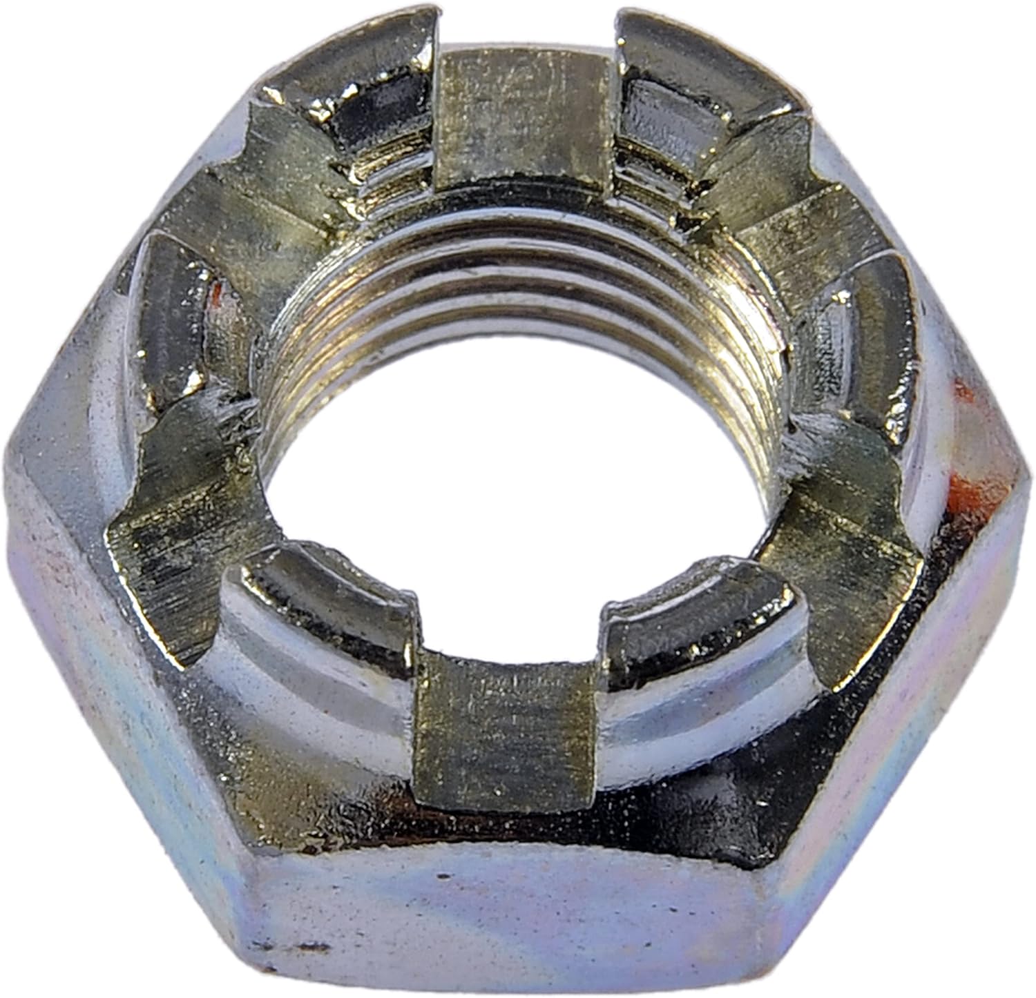 Dorman 220-013 Hex Nut-Castellated-Thread Size 7/16-20, Height 11/16 In., 50 Pack Universal Fit