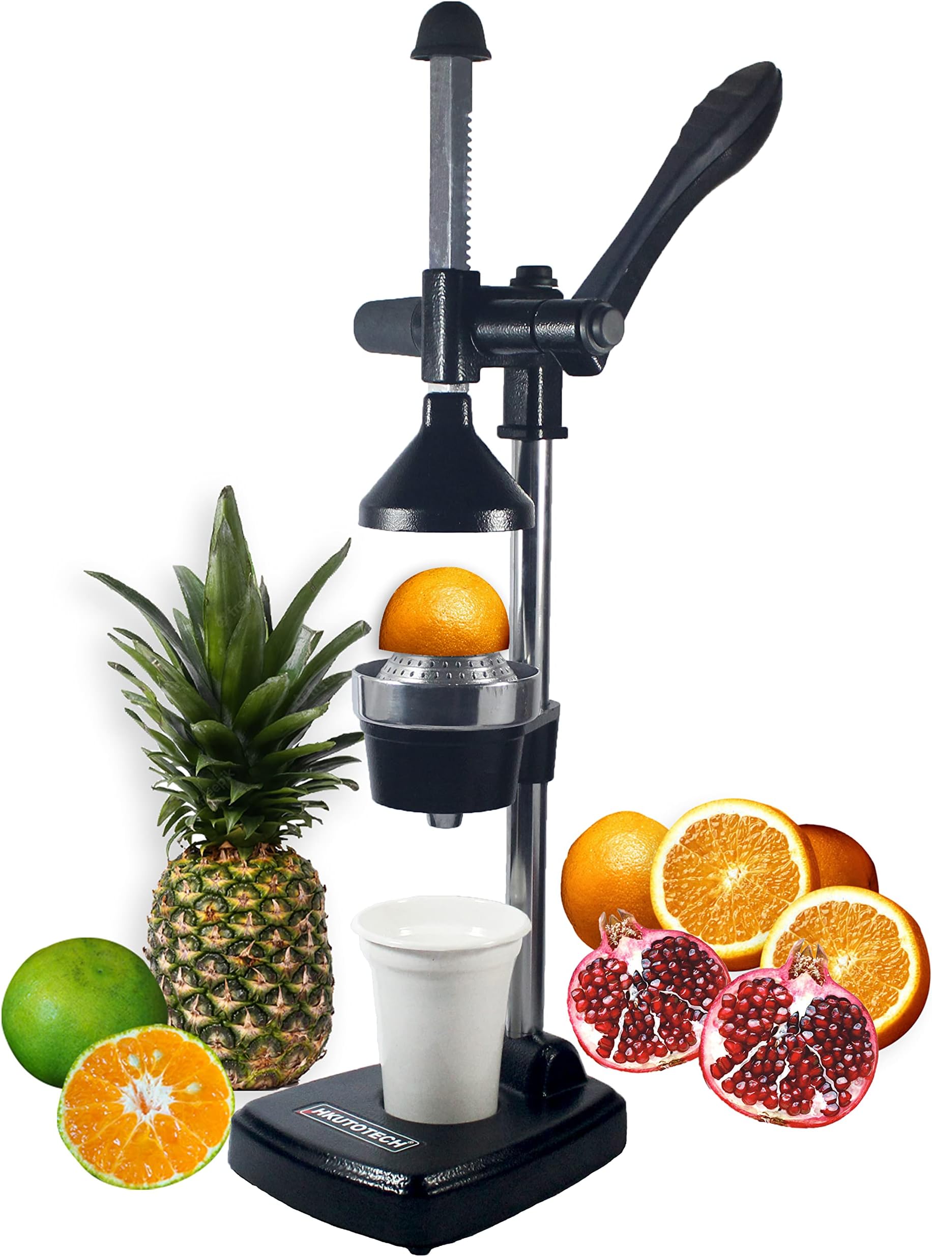 Manual Fruit Juicer Hand Press Citrus Cold Press Juice Machine for Home Made Instant Guest Serving Drink