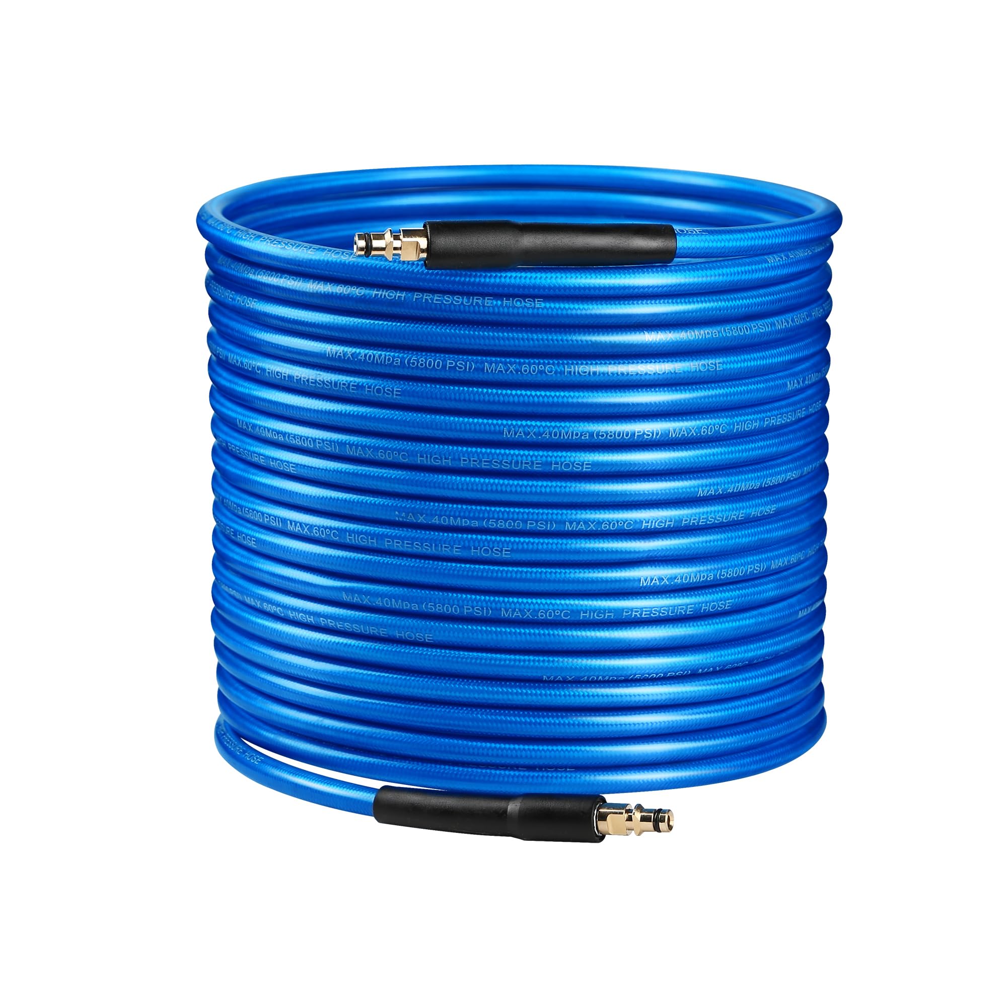 15m Hochdruckreiniger-Ersatzschlauch für Kärcher K-Serie Hochdruckreiniger K2 K3 K4 K5 K6 K7 Click Plug Schnellverbinder 180 Bar Blau