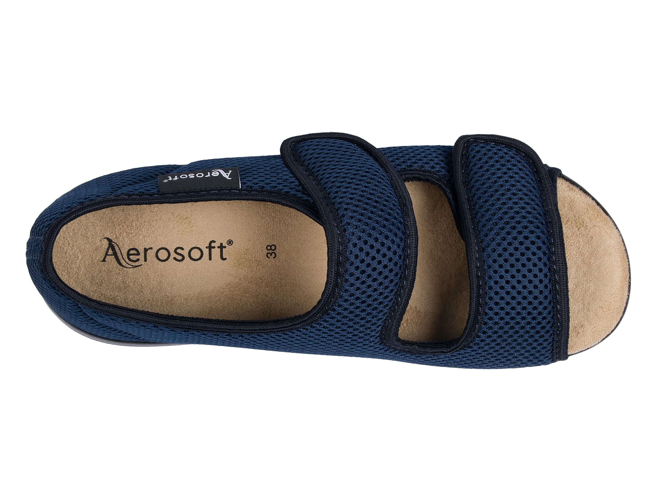Aerosoft Reha-Sandale Stretch 06 Damen Herren Klettverschluss Weite G-H rutschhemmend