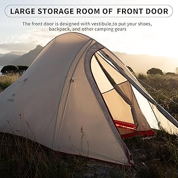 新品未使用　Naturehike Cloud-Up Ultralight 2P Naturehike Upgraded Cloud Up 2 Person Tent Backpacking Tent