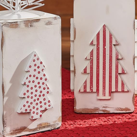Park Designs Tree Pillar Candle Holder Set of 3, Wood