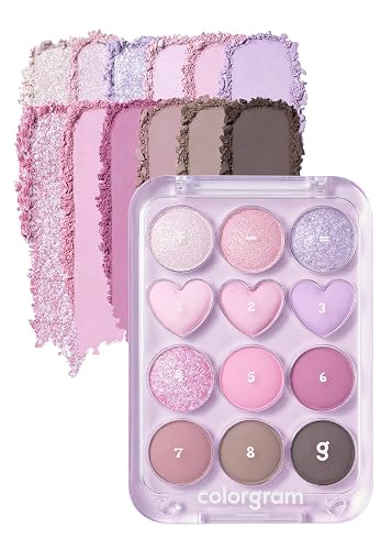 COLORGRAM Pin Point Eyeshadow Palette 03 Pink+Lavender