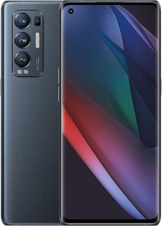 OPPO Find X3 Neo 5G Unlocked Smartphone, Qualcomm Snapdragon 865 12GB RAM 256GB Storage 6.5 Android 11, ColorOS 11.1 - CPH2207-Black-AG