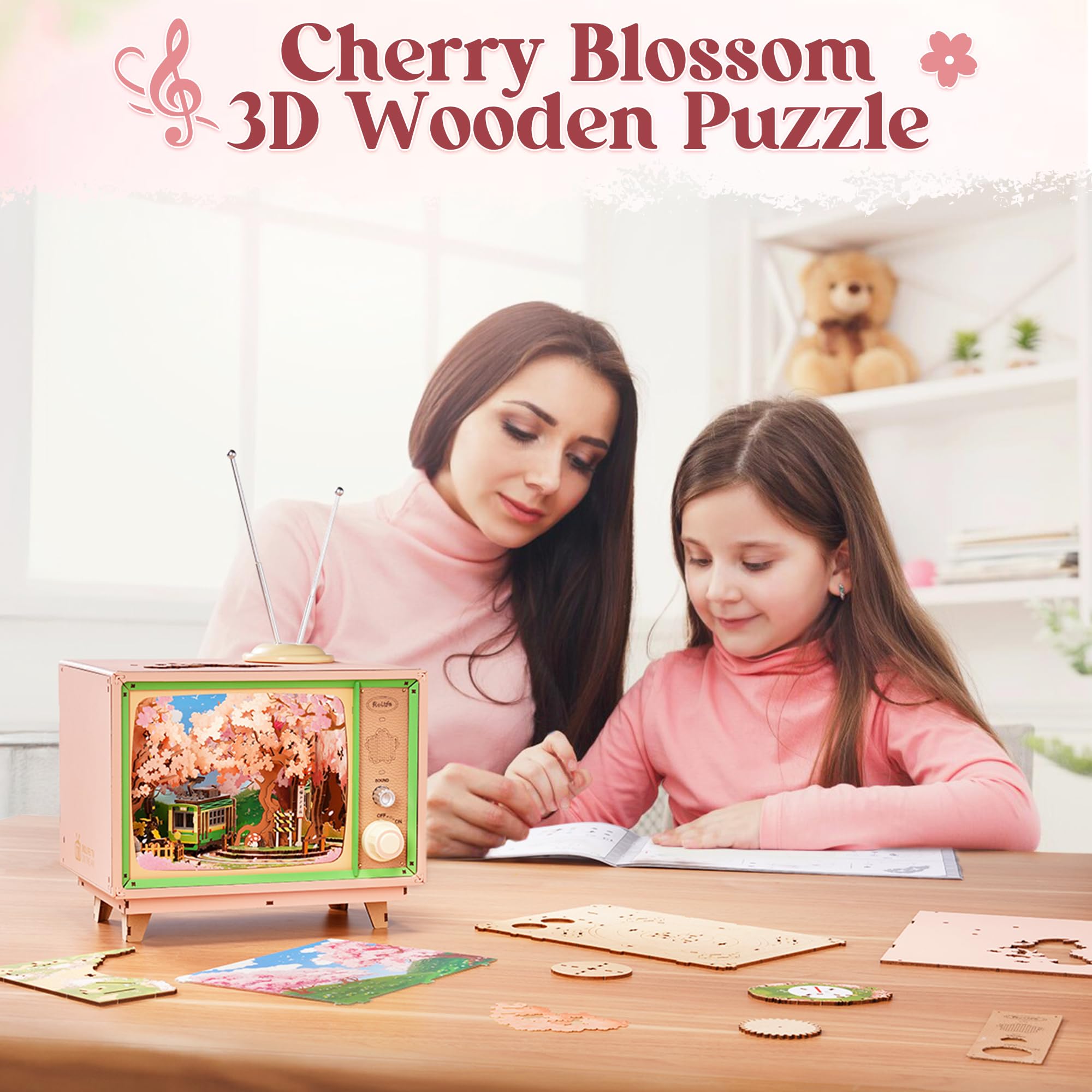 Amazon | Rolife 3Dパズル 大人用 サクラドリーミーツアー 3D木製
