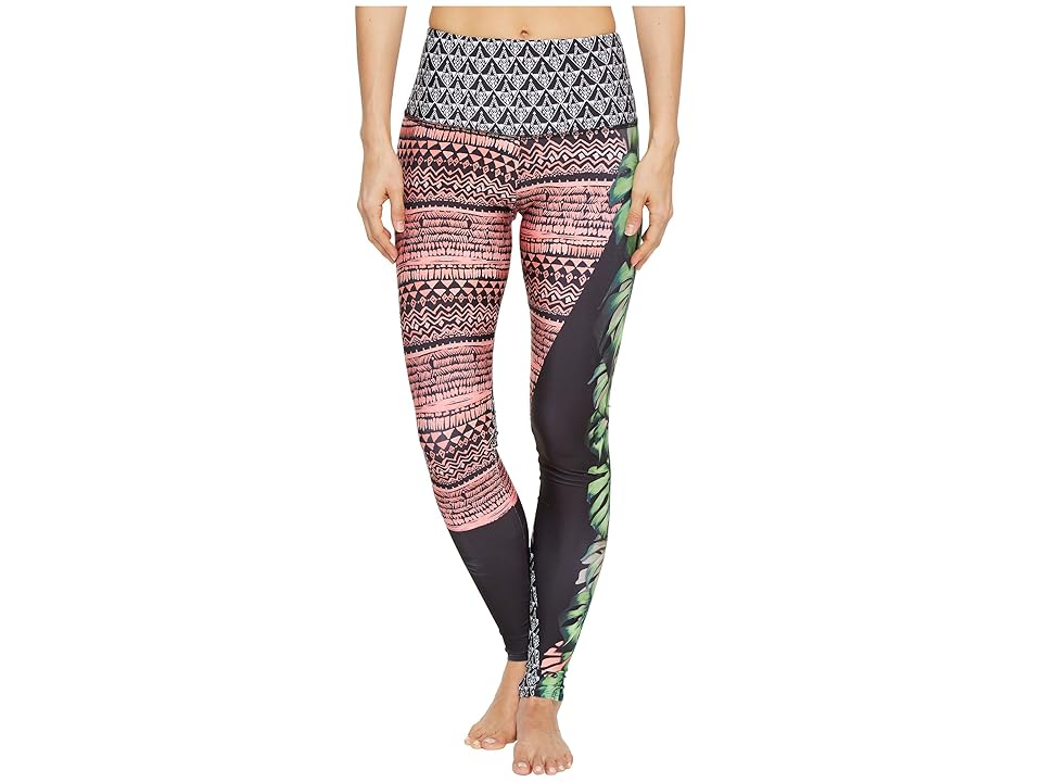 

Onzie High Rise Graphic Leggings (Cuban Angel) Women's Casual Pants