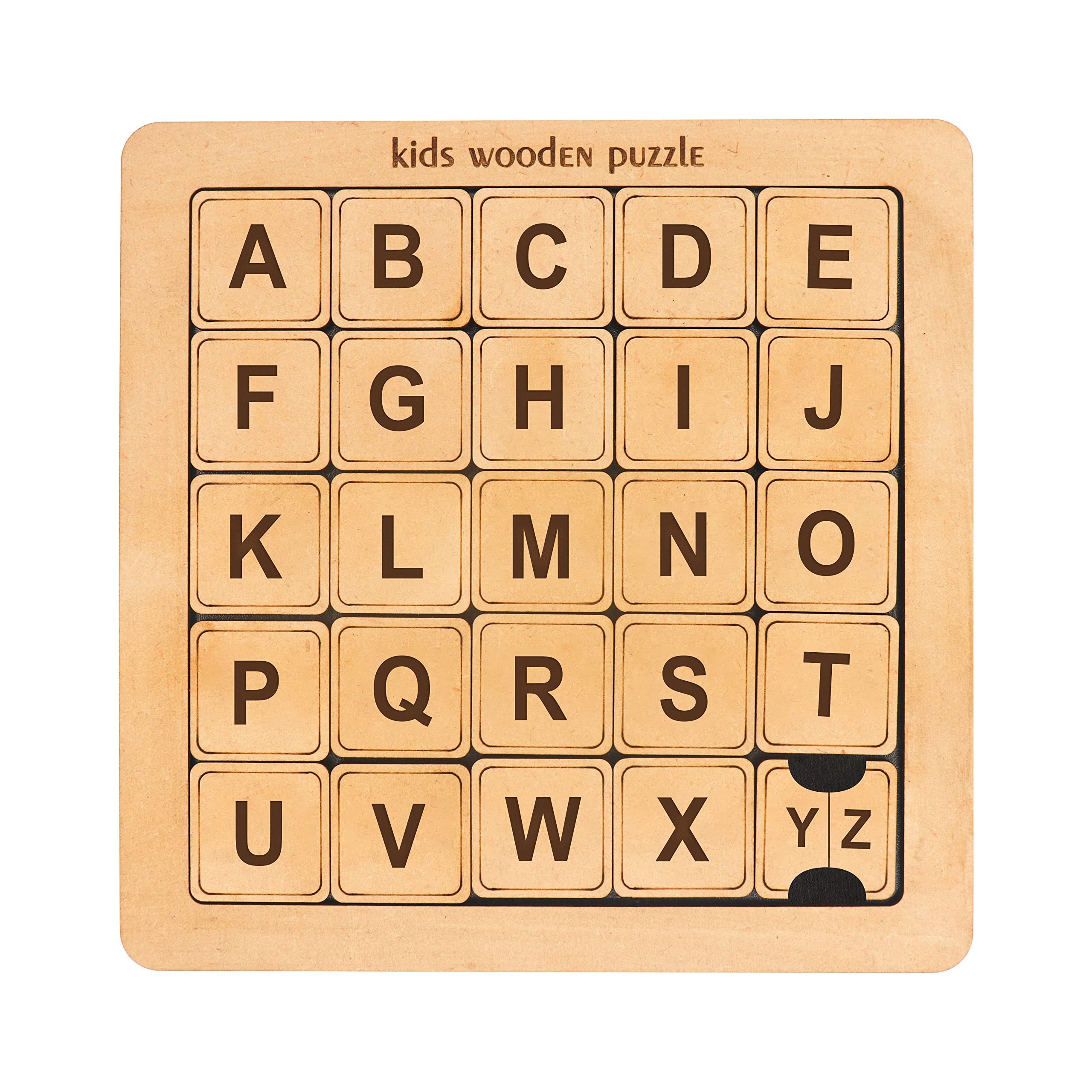 StarLaser Wooden Puzzle for Kids Brain IQ Game | Educational Toy for Kids | Gift for Birthday (Alphabet Puzzle) (B09TWL2J21) Amazon Price History, Amazon Price Tracker