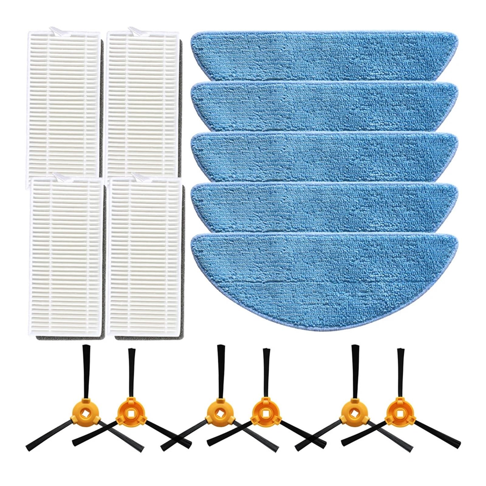 BDRPJDCHQ Compatible For Cecotec-Conga, M50,Compatible For X-Treme Vacuum Cleaners Accessories Including Side Brushes, Filters, Mop Cloths, Etc