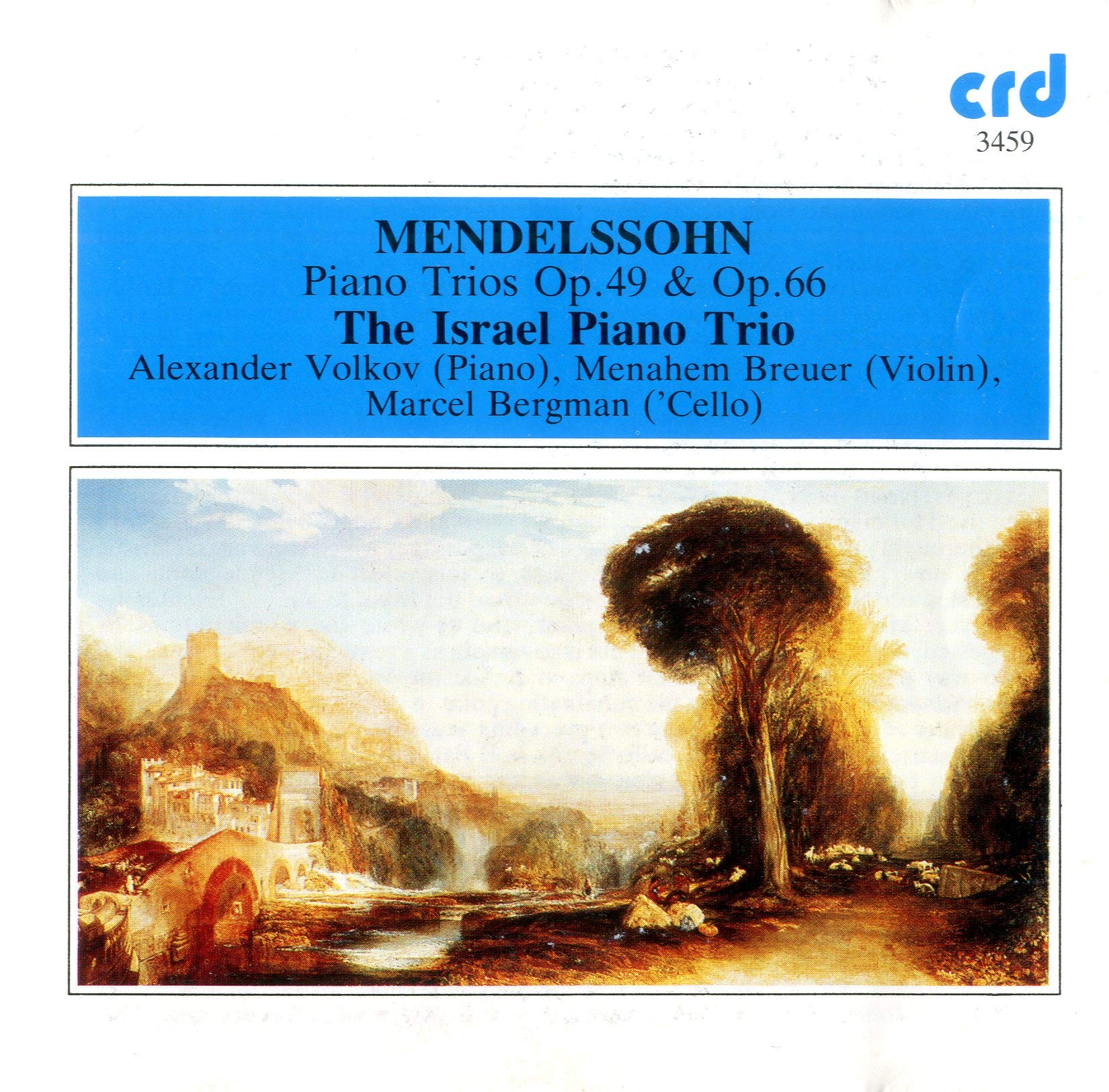 Klaviertrio Op.49+66 [Audio CD] Felix Mendelssohn and The Israel Piano Trio