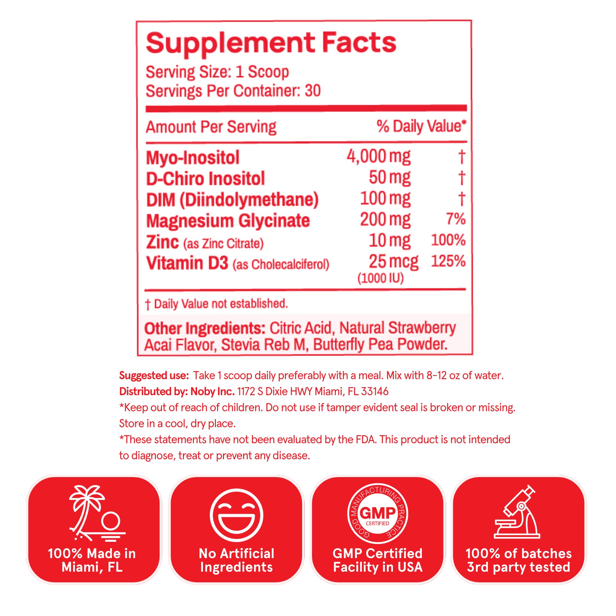 Peach Perfect Myo-Inositol & D-Chiro Inositol Powder Mix for Women, 40:1 — Amazon image 6
