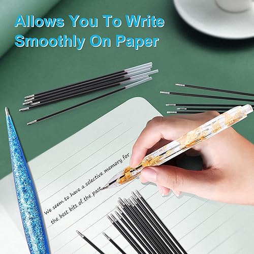 Miniatura 7 de JANYUN 75 repuestos para bolígrafos, repuestos de bolígrafo de tinta reemplazables para moldes de resina epoxi, moldes de fundición de resina,