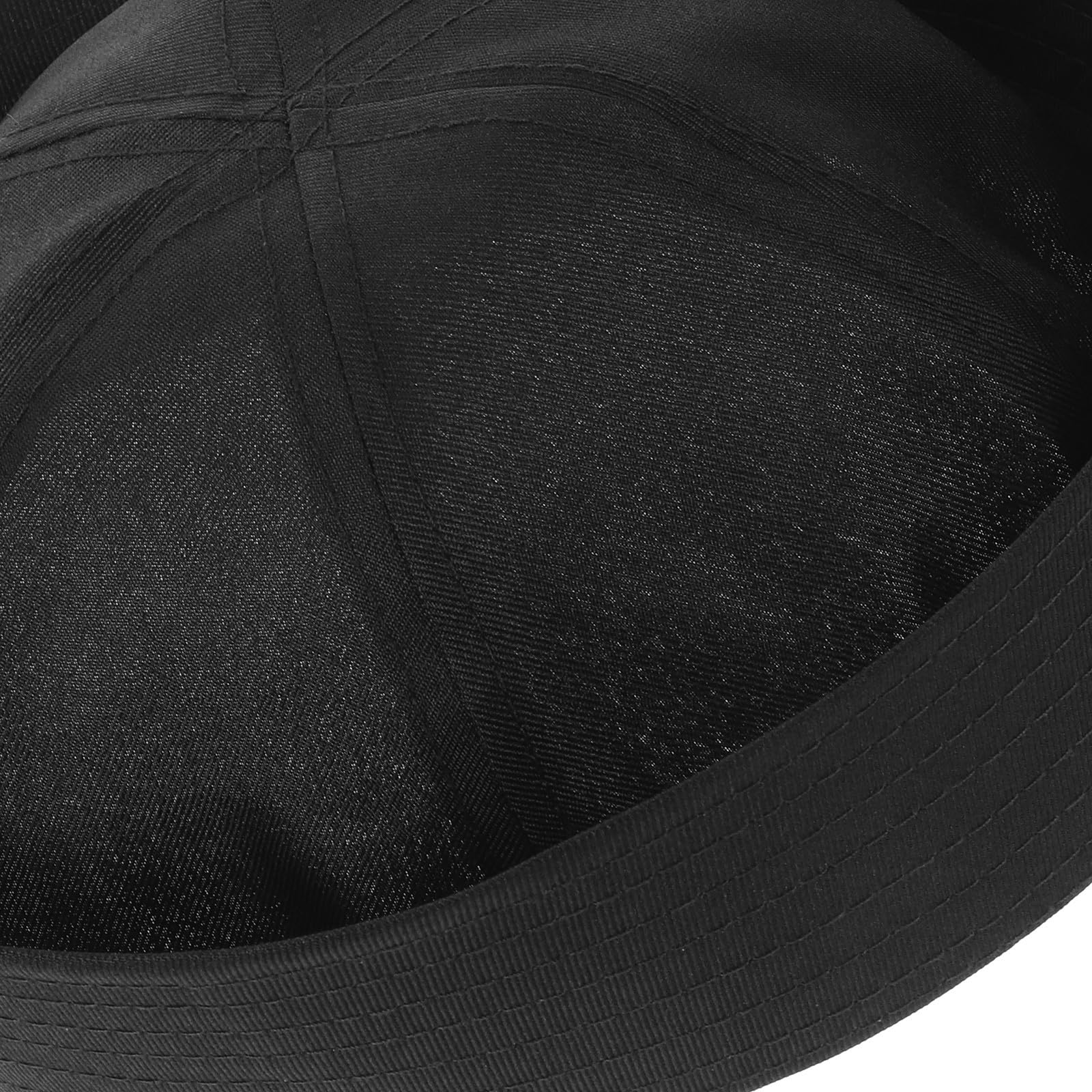 Chapeau Marin Noir pour Femme Bord Ajustable en Polyester Confortable, Accessoire Élégant pour Fête Costumée et Déguisement de Capitaine Unique