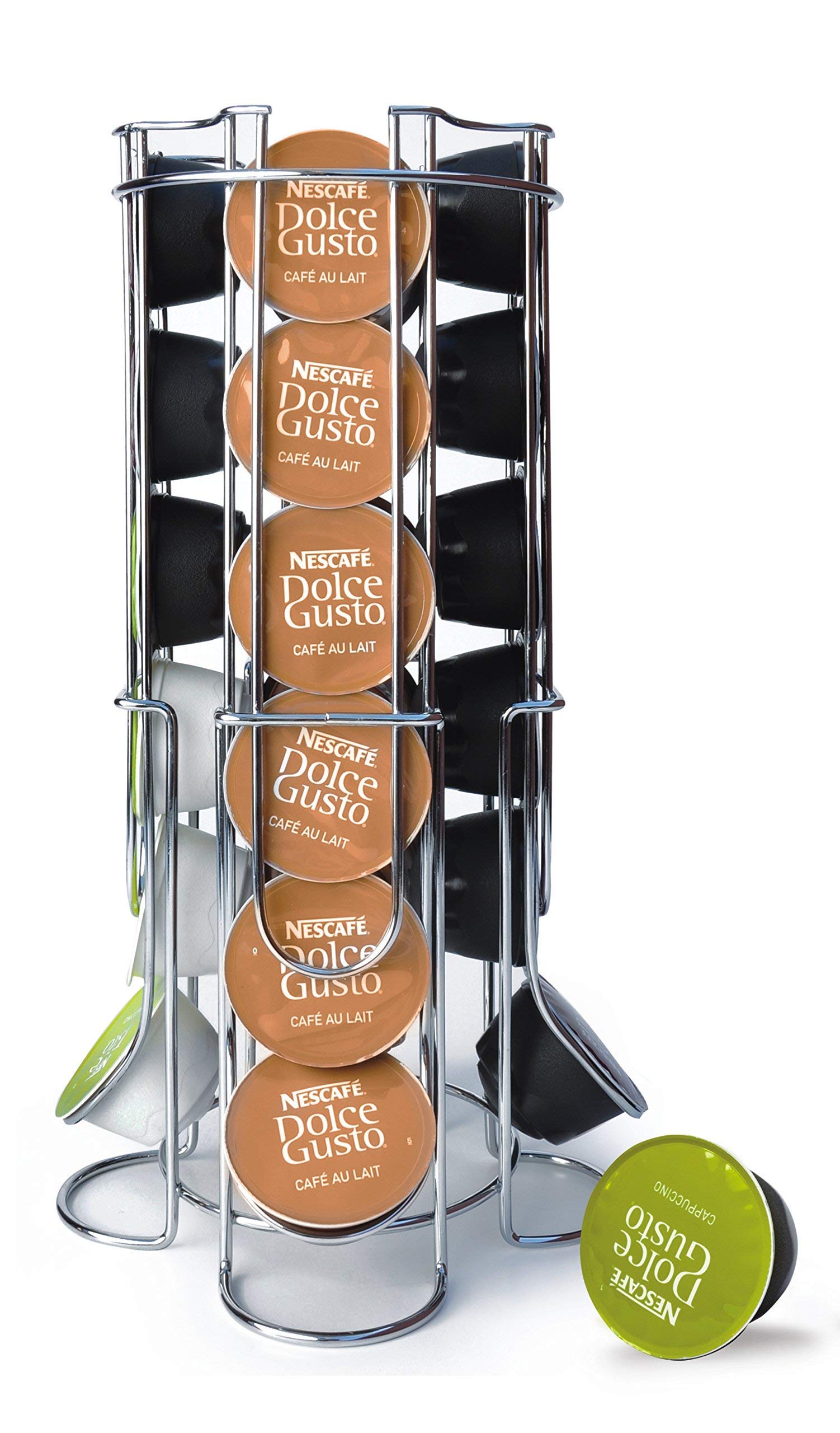 maxxo Capsule Stand Compatible with Dolce Gusto Capsules Coffee Pod Holder for 24 Pieces Coffee Capsule Holder Coffee Pod Tower Rack Capsule Holder