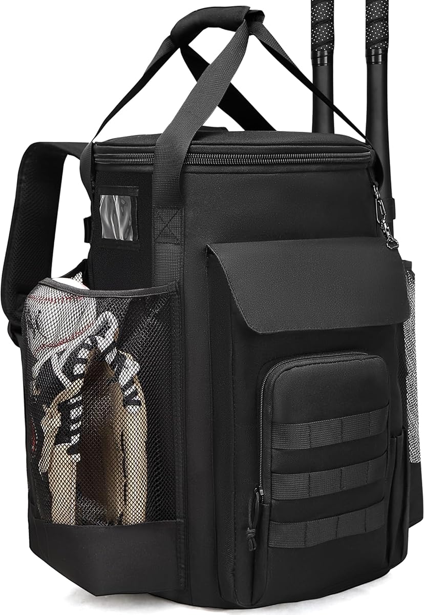 Bolsa de cubo de béisbol, bolsas para entrenadores de softbol que se ajustan a un cubo de 6 galones | Mochila para entrenadores de béisbol, accesorios de entrenamiento de béisbol con múltiples bolsillos, mochila tipo cubo de softbol para entrenadores