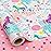 MAYPLUSS Pink Unicorn Gift Wrapping Paper - 17Inch X 33Feet - Enchanting Colorful Unicorn Gift Wrap For Children\'s Kid\'s Girl Birthday, Baby Showers, Party, Scrapbook Card Decor Book Cover