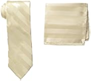 Men's Extra Long Formal Stripe Tie Set
