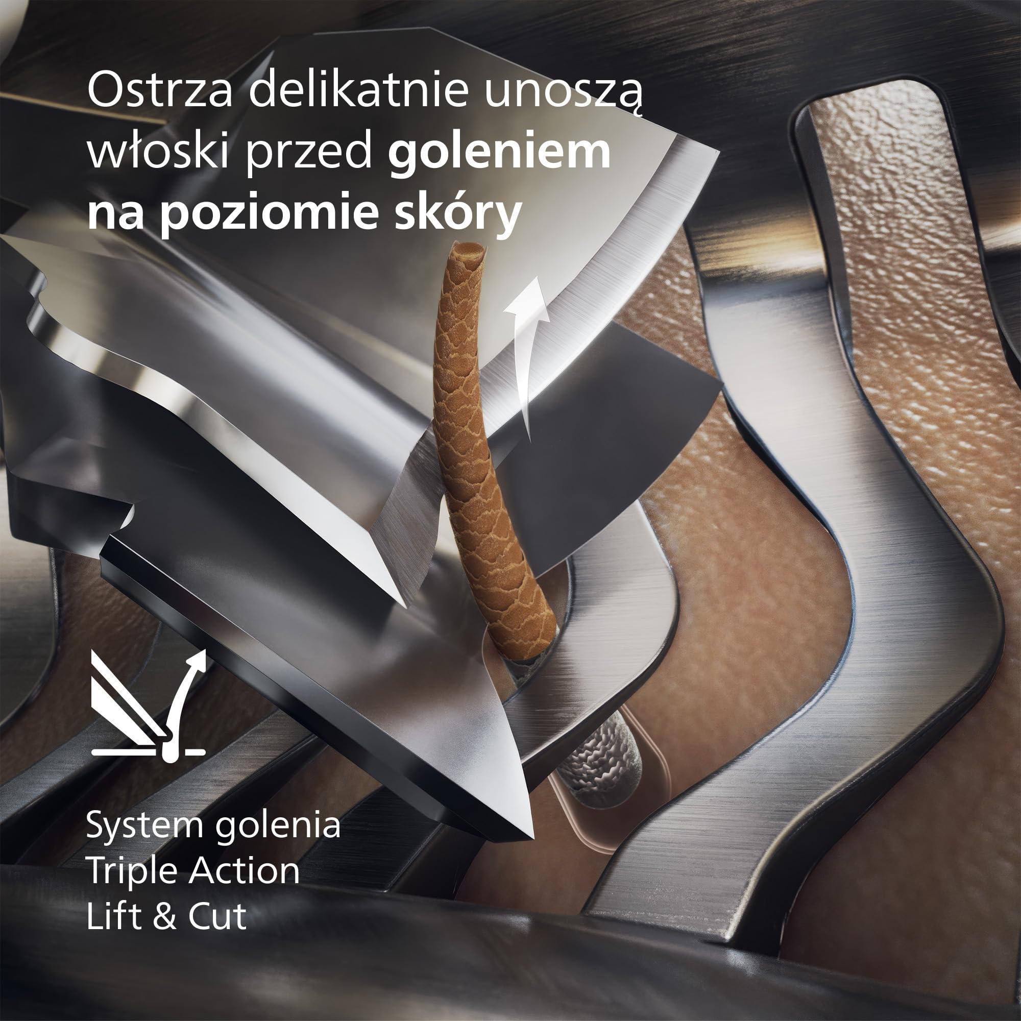 Philips Shaver i9000, Golarka elektryczna do golenia na mokro i na sucho, technologią Skin IQ, systemem Triple Lift & Cut, 360 Obrotowe podwójne ostrza SteelPrecision, Quick Clean Pod, X9001/30