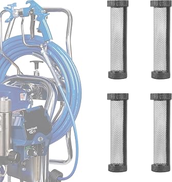 4Pcs 288747 Filter Kit for Graco Paint Sprayer Accessories | Compatible with Magnum ProX7, ProX9, ProX17, ProX19, ProX21, XR5, XR7, XR9 | Paint Sprayer Replacement Parts