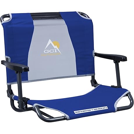 Flash Furniture Comfort Stadium Chair with Armrests: the Perfect Seat for Sporting...