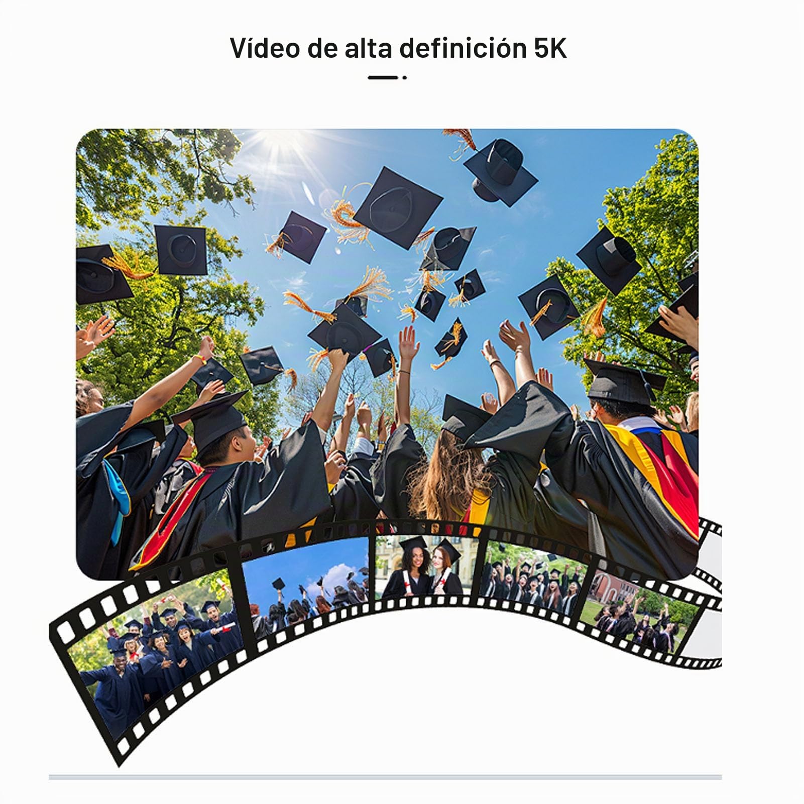 Cámara Digital de 5k para Fotografía, 75MP UHD Camara Fotograficas con Zoom Digital 18x, Pantalla de Flip de 3 "180 °, Cámaras de Vlogging Portátiles (Black)