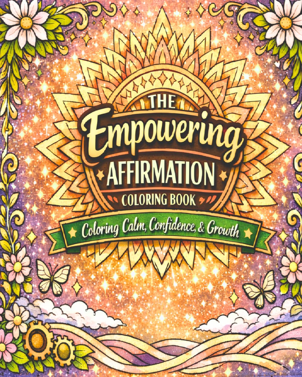The Empowering Affirmation Coloring Book: Coloring Calm, Confidence, & Growth