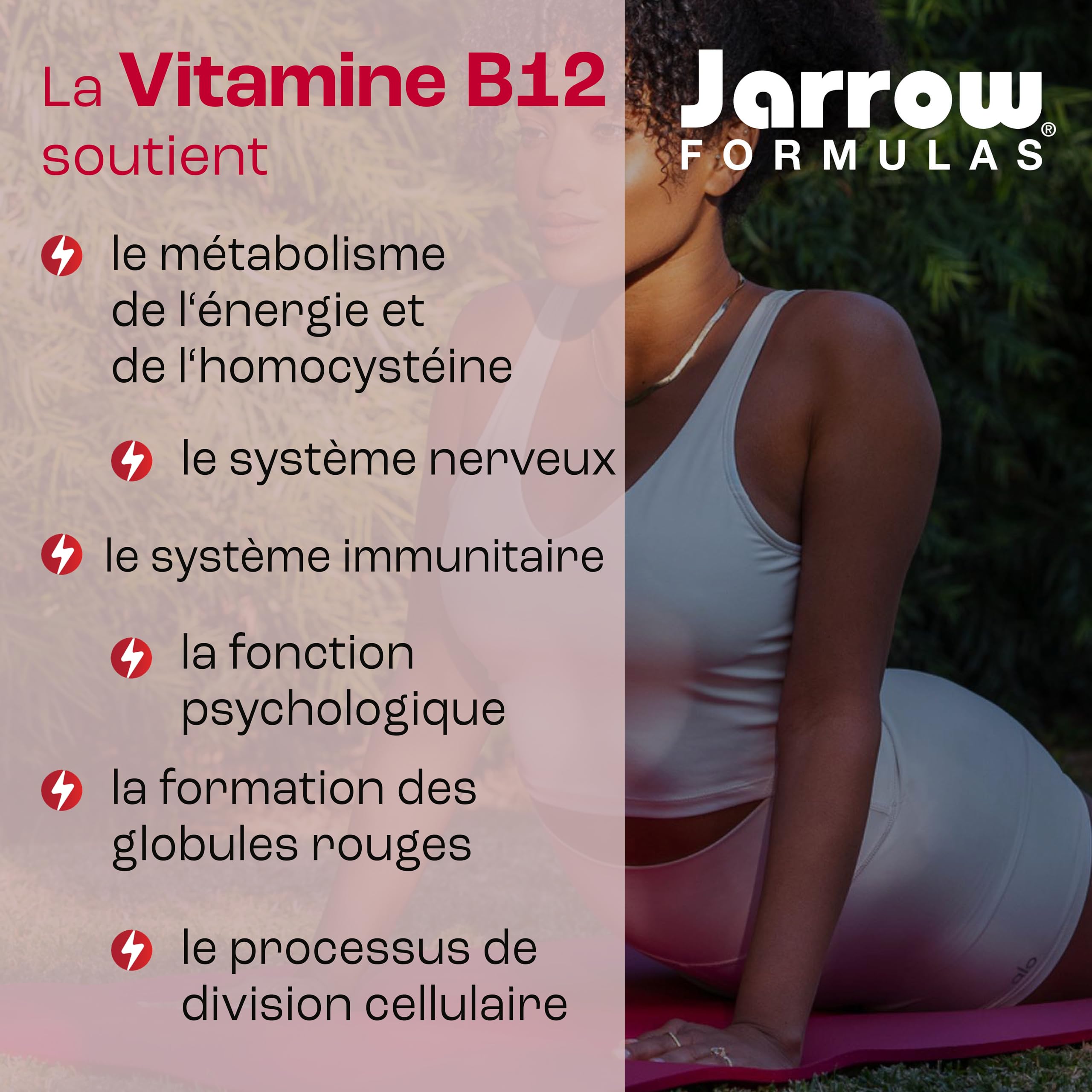 Jarrow Formulas, Méthyl B12, 1.000mcg, 2 Jours de Dépôt, Goût de Citron, 100 Comprimés à Sucer végétaliens, Sans Gluten, Végétarien, Sans Soja, Sans OGM